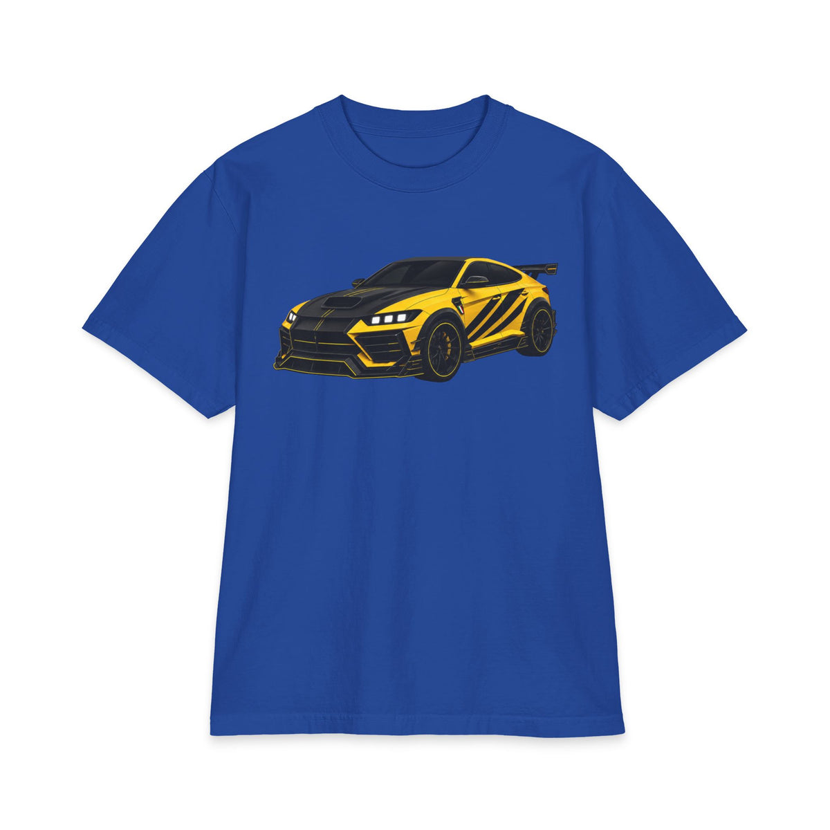 ZANTINI Yellow Performance SUV Graphic T-Shirt