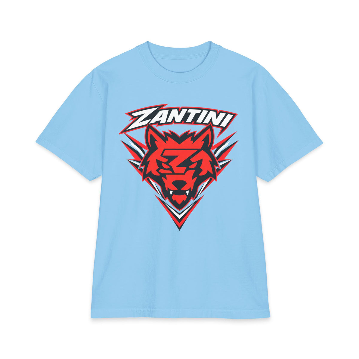ZANTINI Wolf Graphic T-Shirt – Black