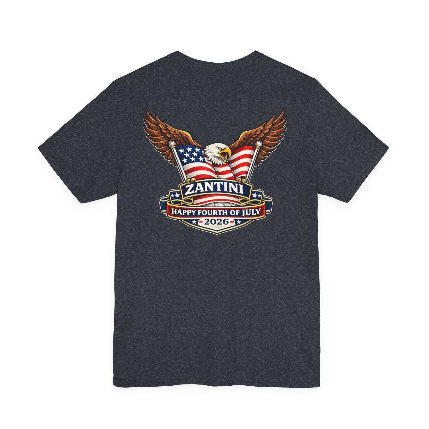 ZANTINI Happy Fourth of July 2026 Patriotic Eagle Shirt