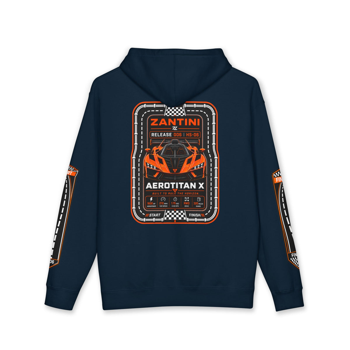 ZANTINI AEROTITAN X Release 006 Racing Hoodie