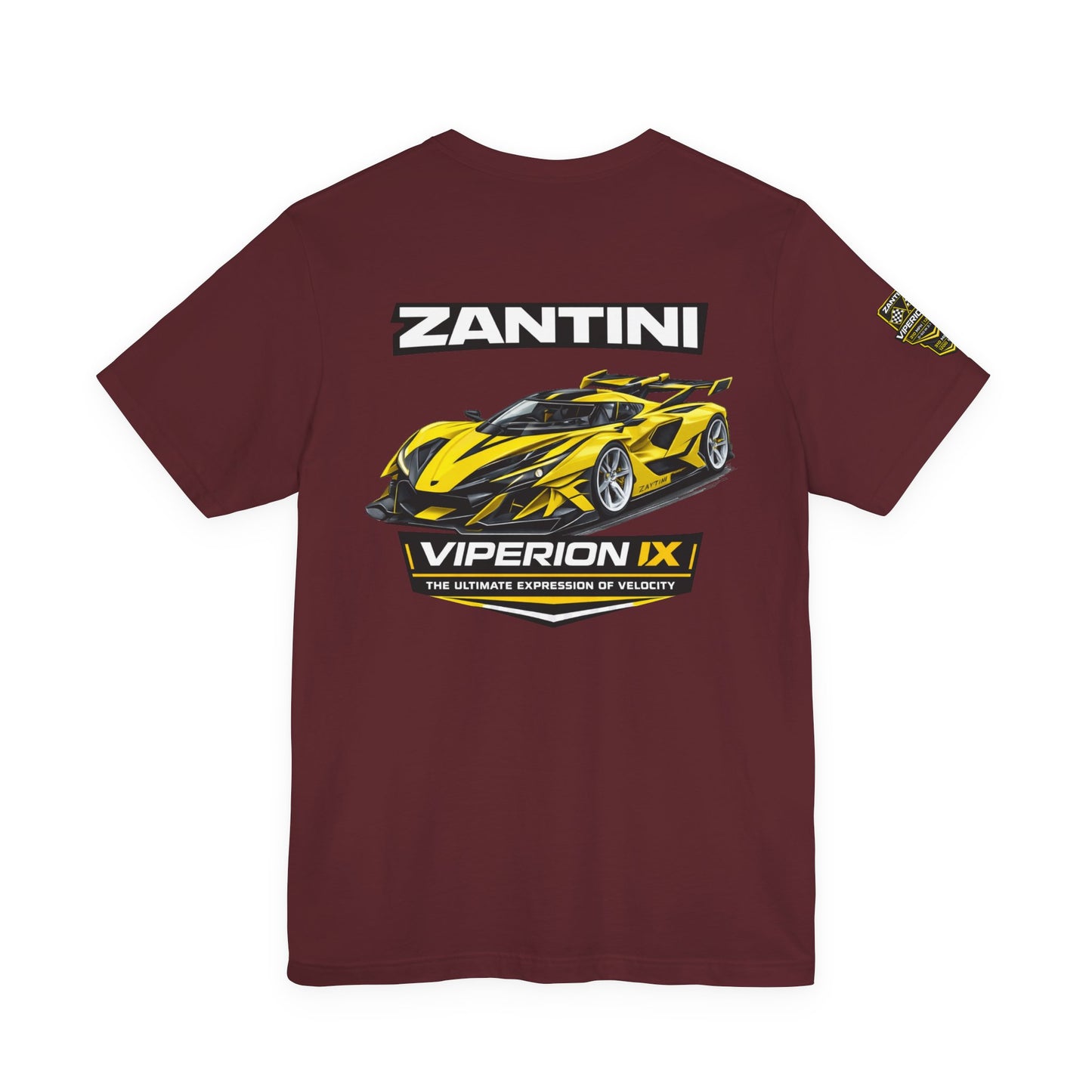 ZANTINI Viperion IX T-Shirt | Hypercar Motorsport Streetwear | Supercar Graphic Performance Tee