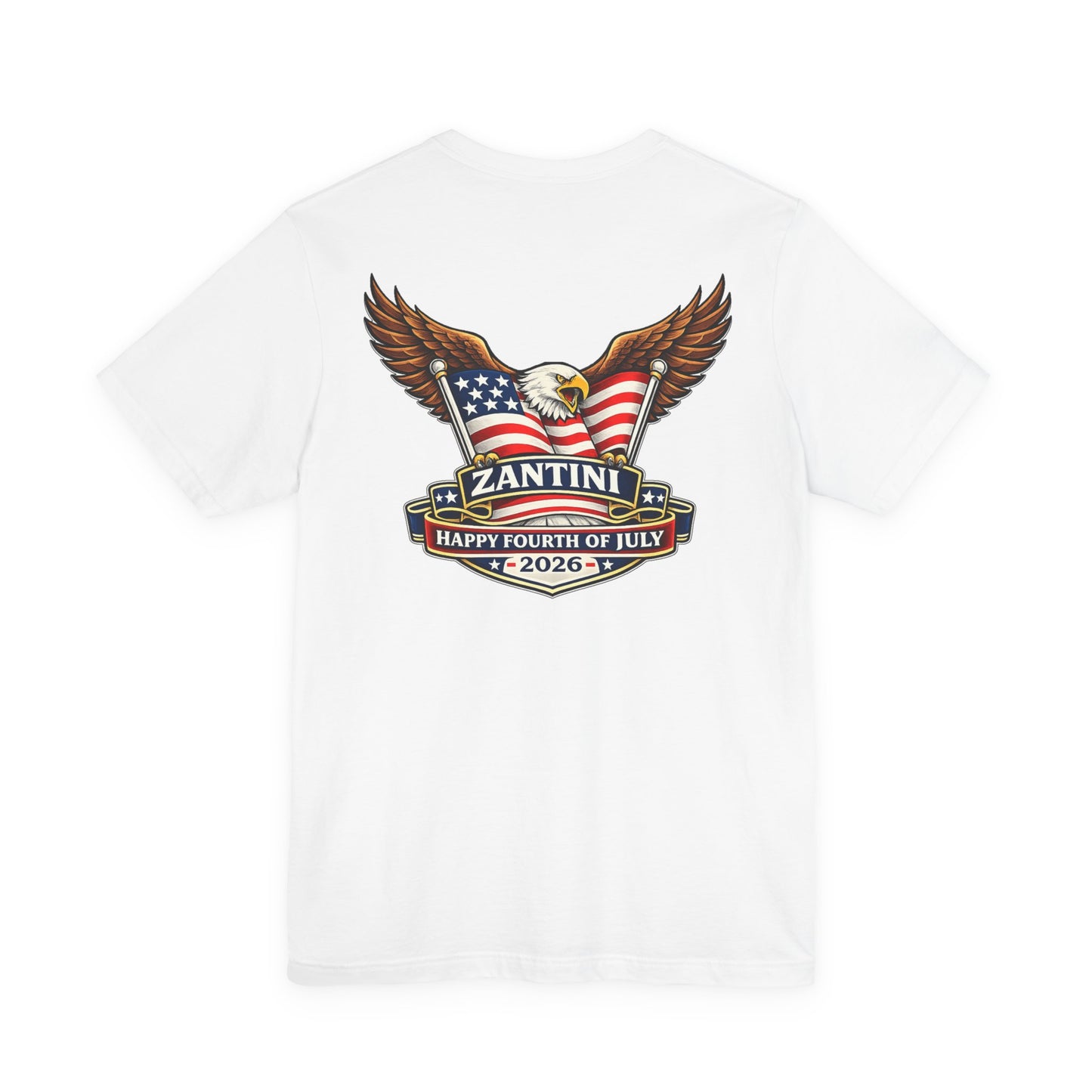 ZANTINI Happy Fourth of July 2026 Patriotic Eagle Shirt