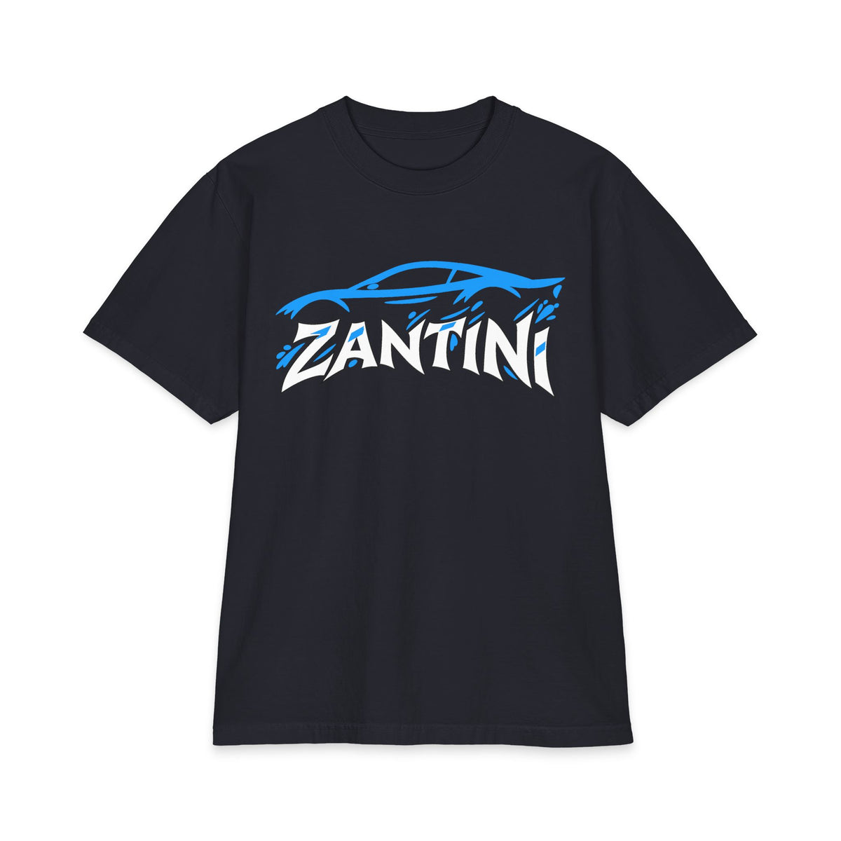 ZANTINI Drive the Lifestyle Automotive Graphic T-Shirt – Blue