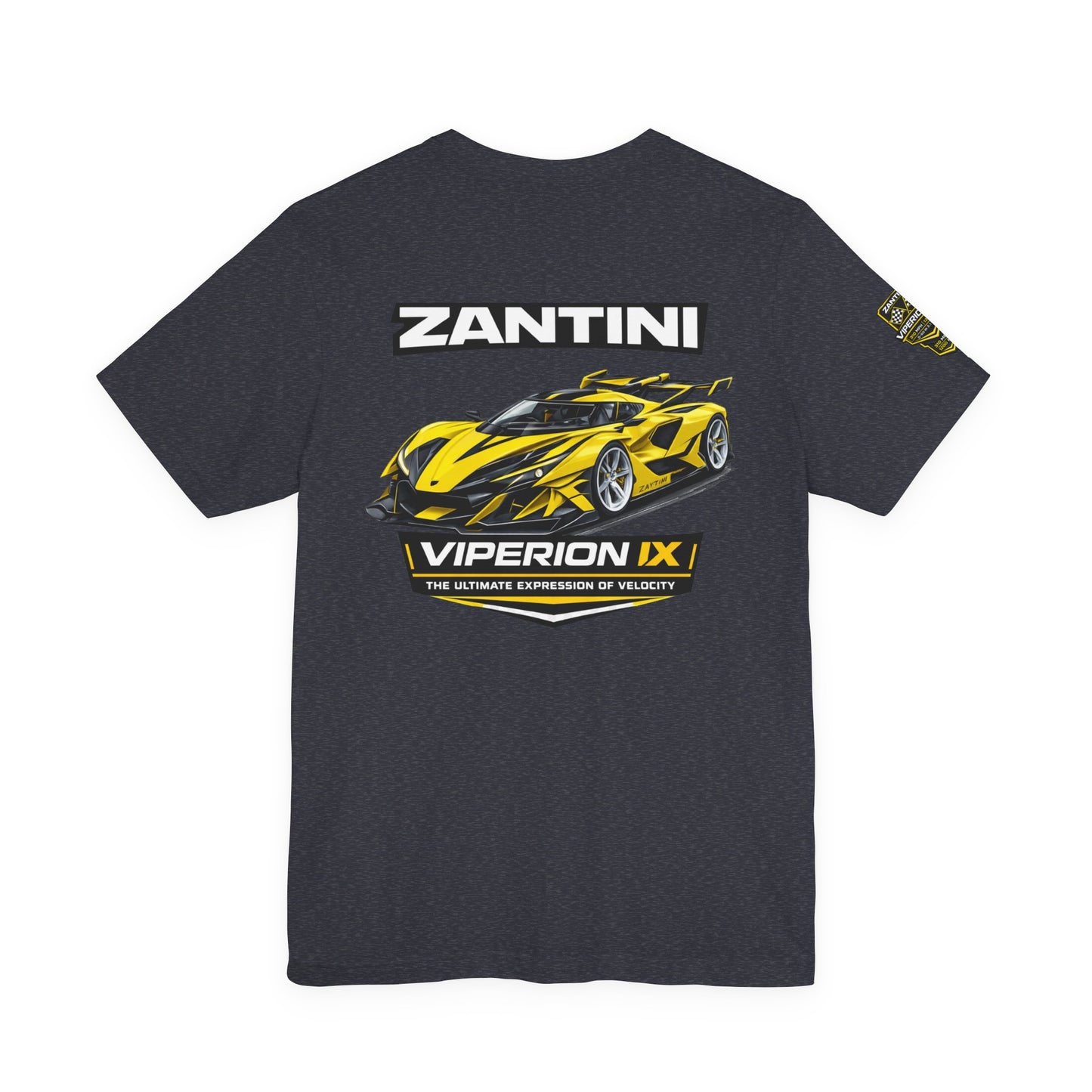 ZANTINI Viperion IX T-Shirt | Hypercar Motorsport Streetwear | Supercar Graphic Performance Tee