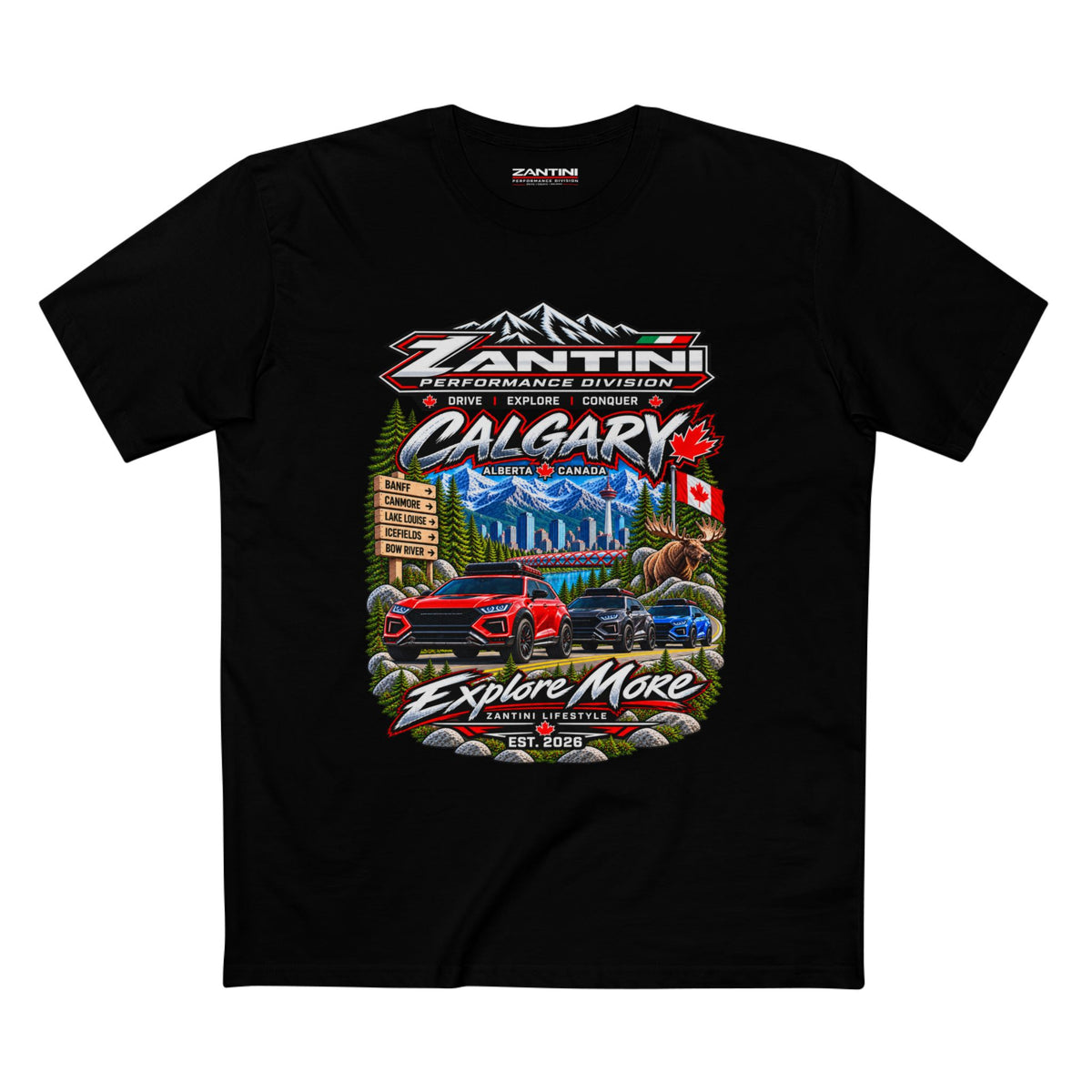 ZANTINI Calgary Alberta Explore More Premium T-Shirt