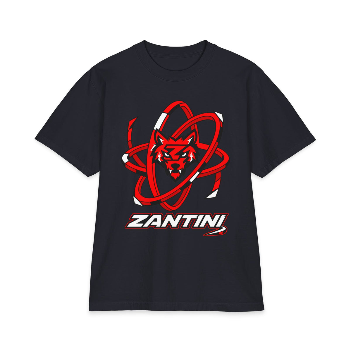 ZANTINI Wolf Orbit Performance Streetwear T-Shirt