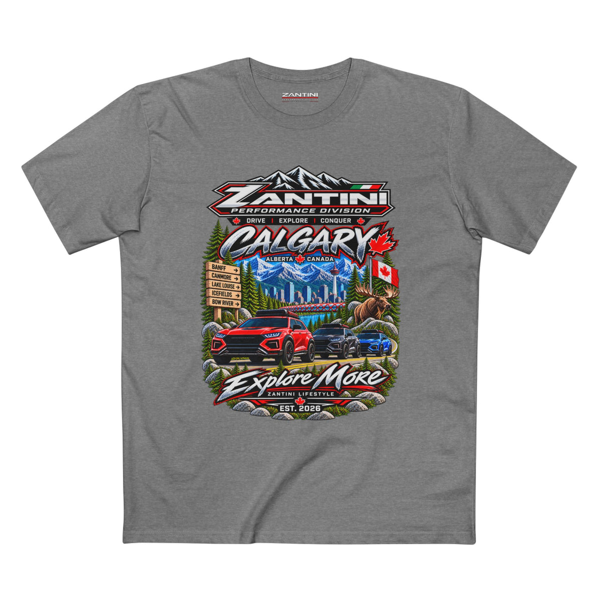 ZANTINI Calgary Alberta Explore More Premium T-Shirt