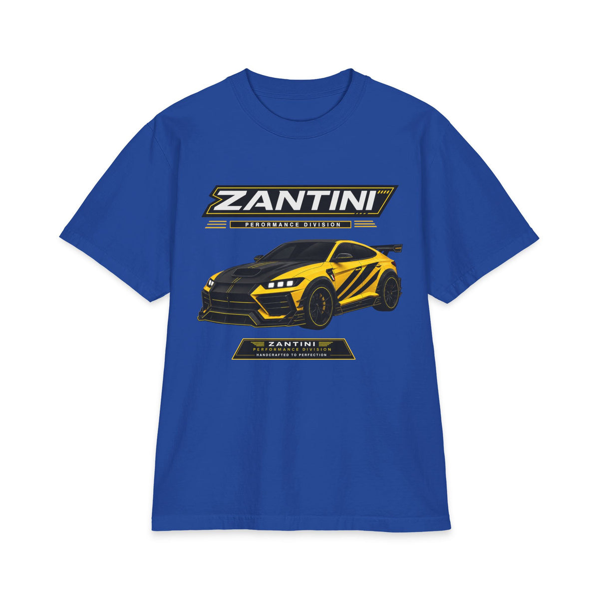 ZANTINI Performance Division Yellow & Black Performance T-Shirt