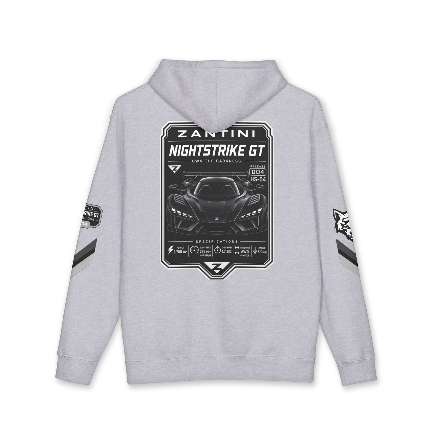 ZANTINI Nightstrike GT Performance Hoodie | Premium Automotive Streetwear