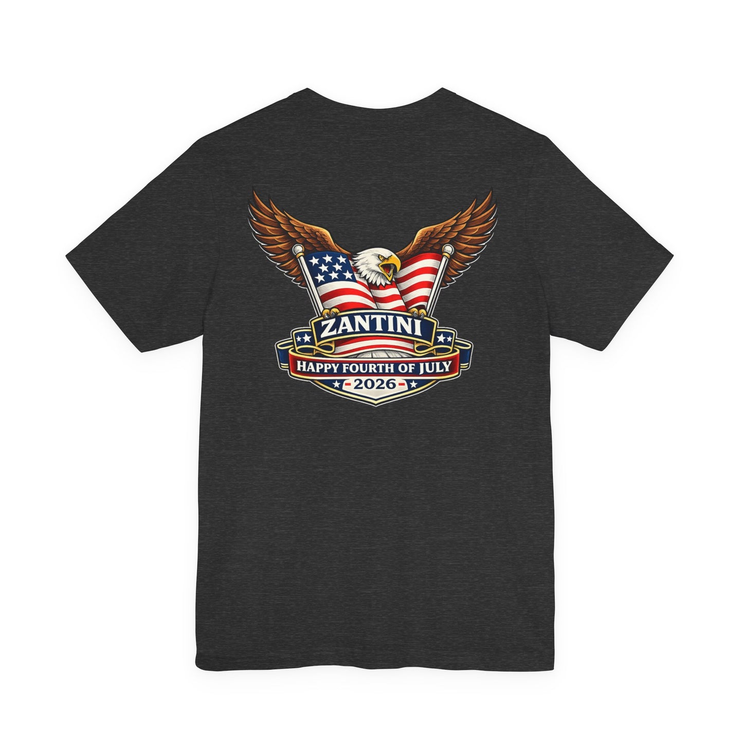ZANTINI Happy Fourth of July 2026 Patriotic Eagle Shirt