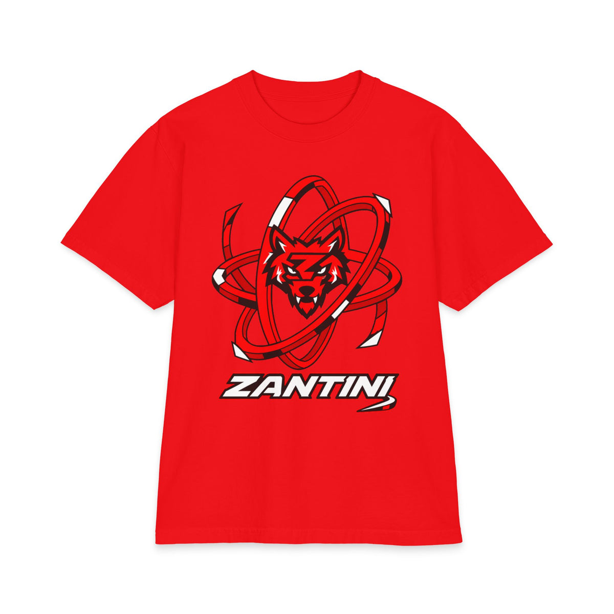 ZANTINI Wolf Orbit Performance Streetwear T-Shirt