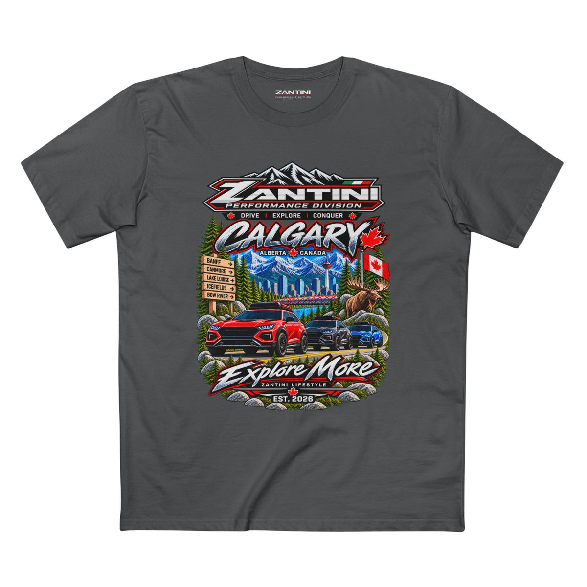 ZANTINI Calgary Alberta Explore More Premium T-Shirt
