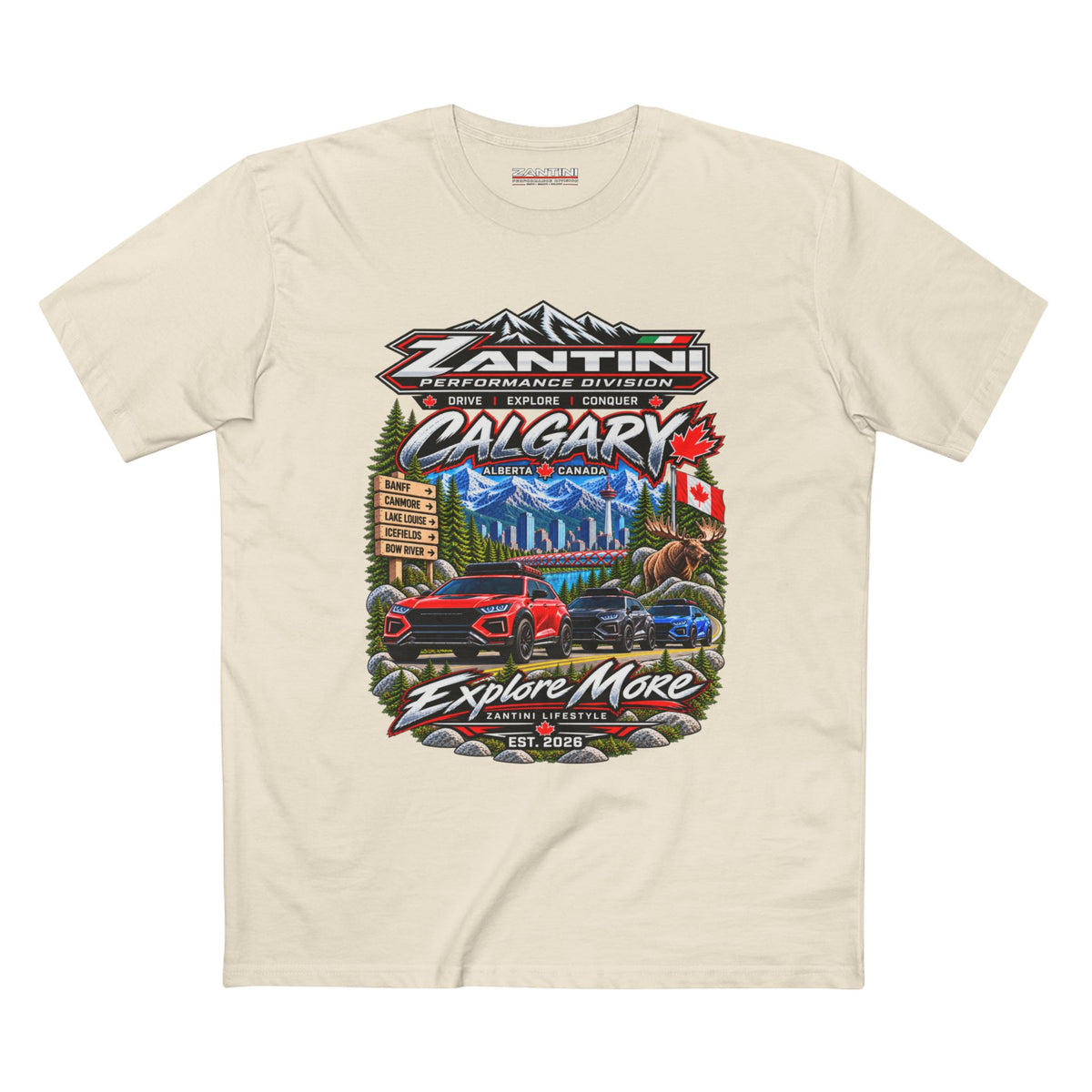 ZANTINI Calgary Alberta Explore More Premium T-Shirt