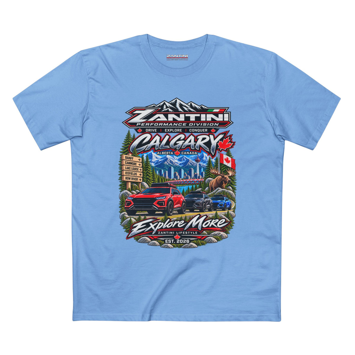 ZANTINI Calgary Alberta Explore More Premium T-Shirt