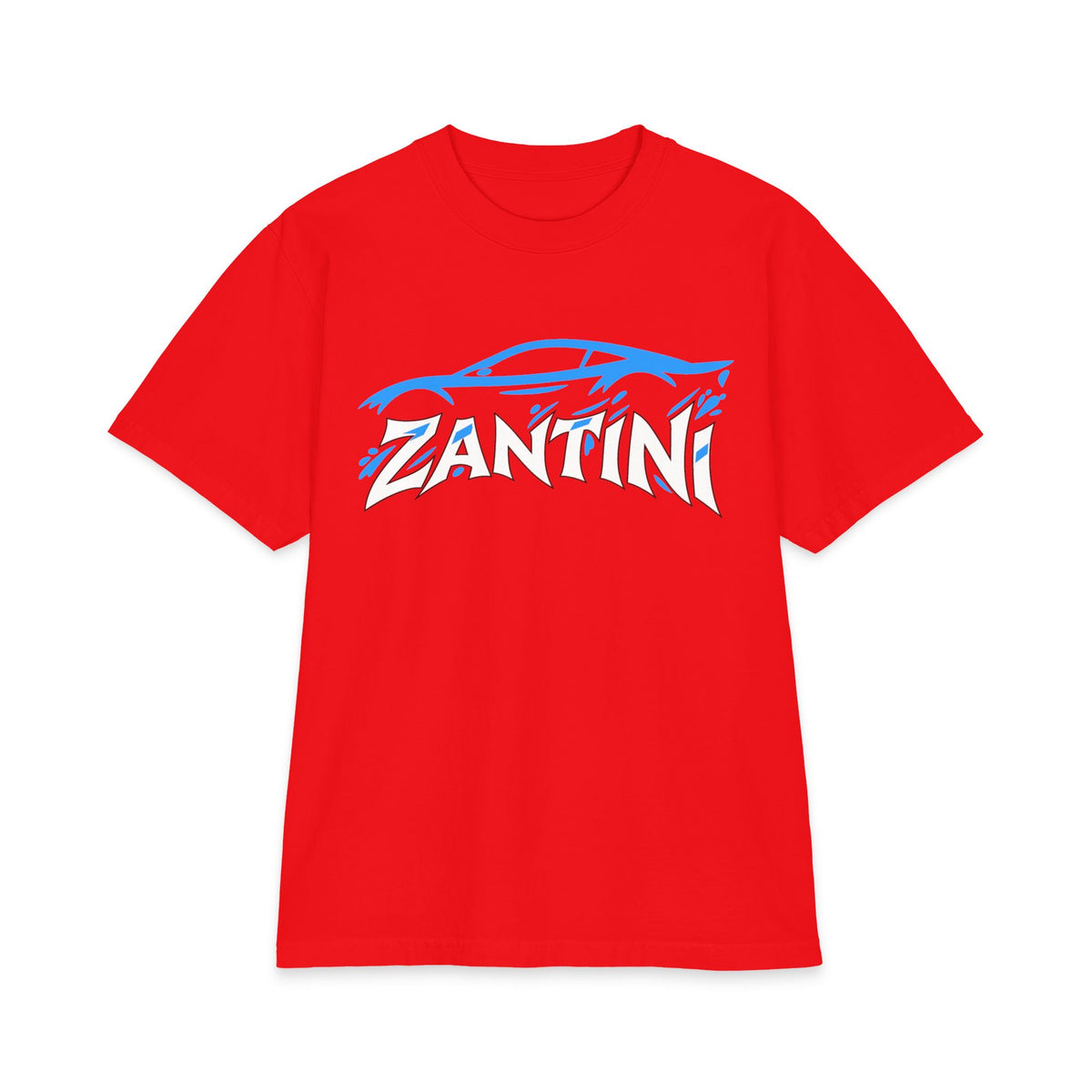 ZANTINI Drive the Lifestyle Automotive Graphic T-Shirt – Blue