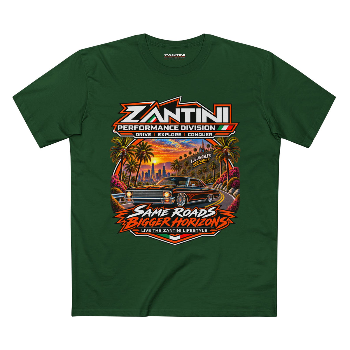 ZANTINI Los Angeles West Coast Lowrider Premium T-Shirt