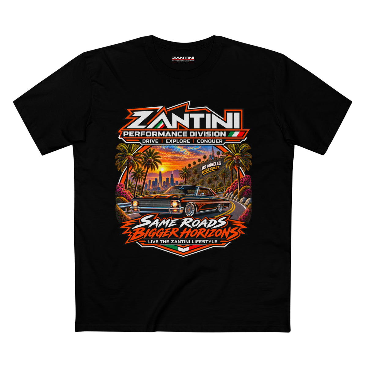 ZANTINI Los Angeles West Coast Lowrider Premium T-Shirt