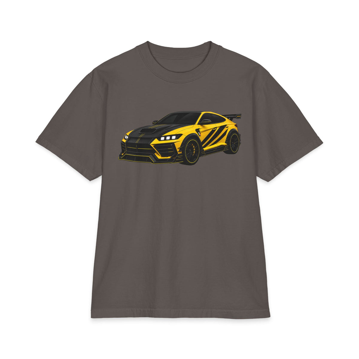 ZANTINI Yellow Performance SUV Graphic T-Shirt