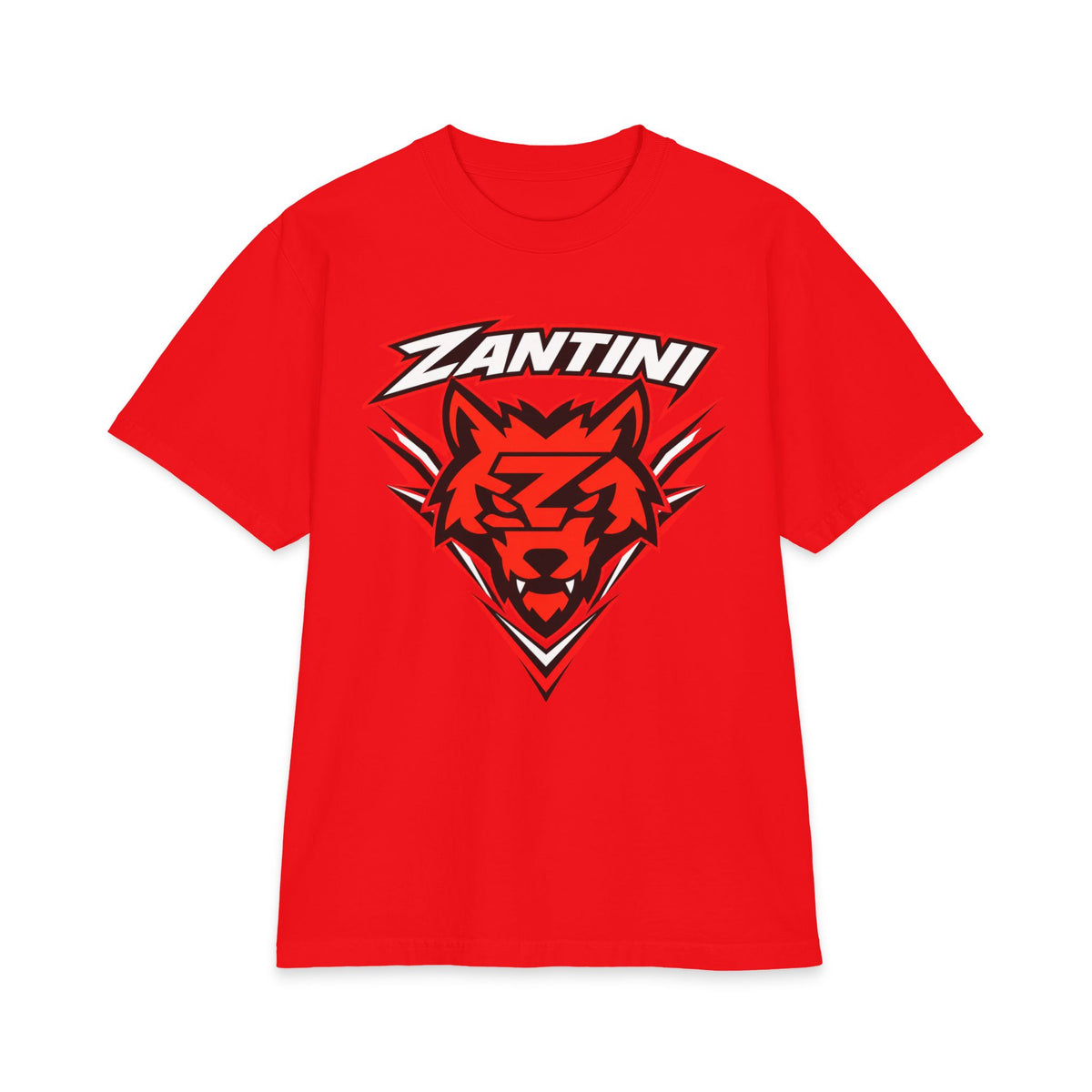 ZANTINI Wolf Graphic T-Shirt – Black