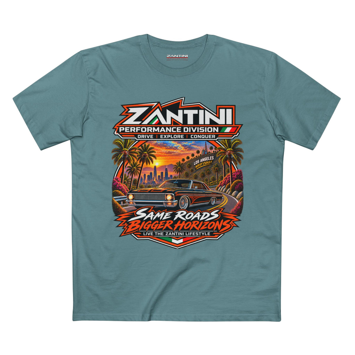 ZANTINI Los Angeles West Coast Lowrider Premium T-Shirt