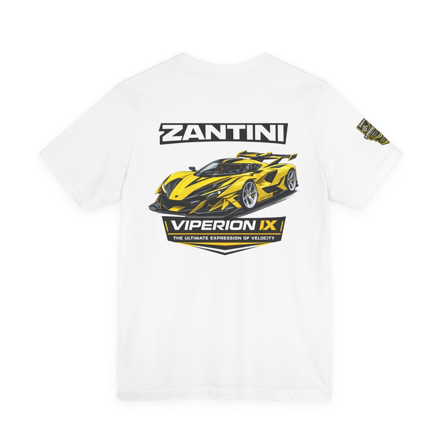 ZANTINI Viperion IX T-Shirt | Hypercar Motorsport Streetwear | Supercar Graphic Performance Tee