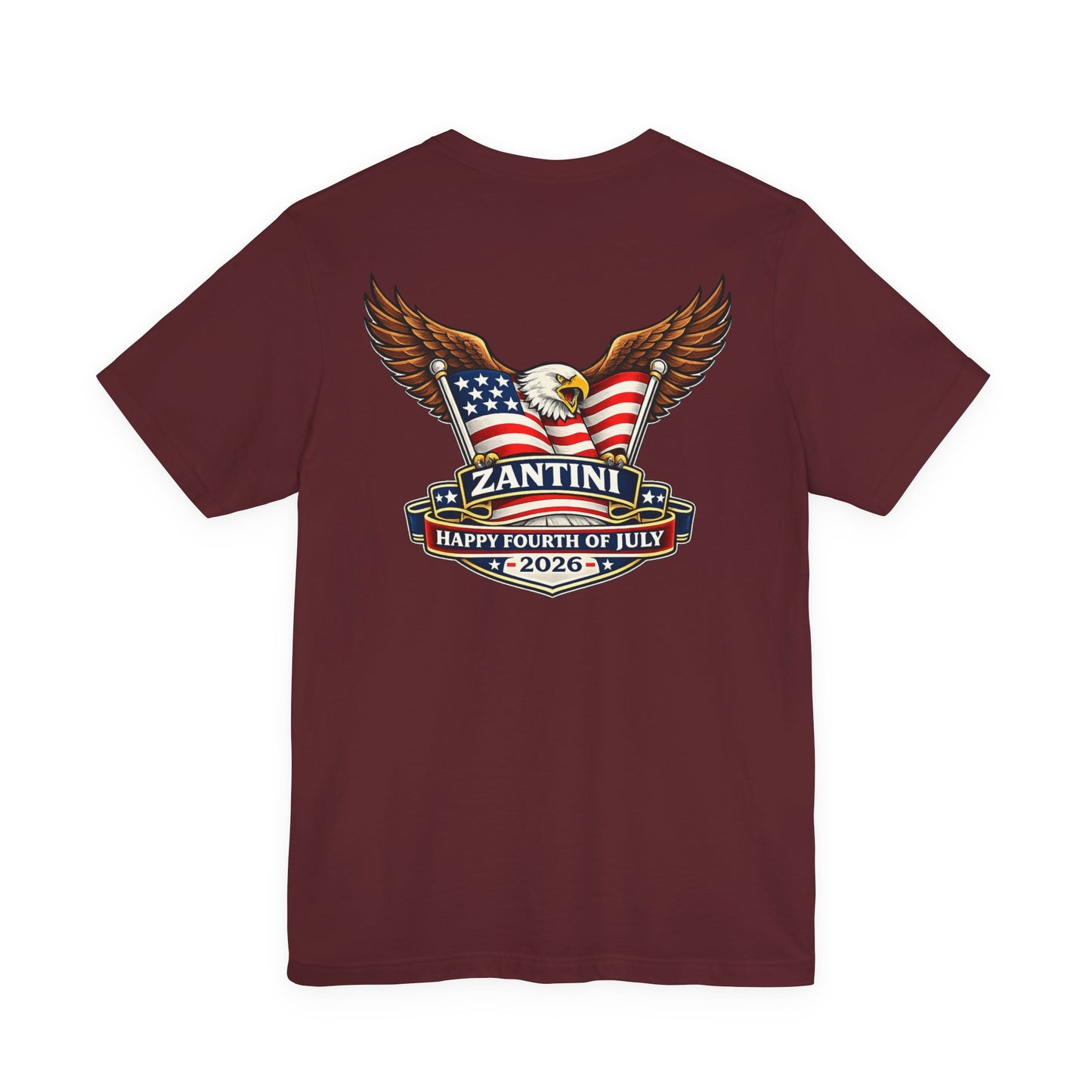 ZANTINI Happy Fourth of July 2026 Patriotic Eagle Shirt
