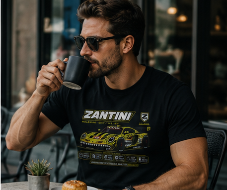 ZANTINI HS-07 Release 007 Performance Racing Graphic T-Shirt