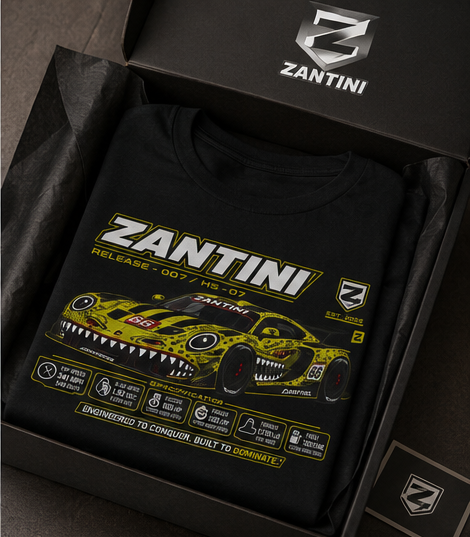 ZANTINI HS-07 Release 007 Performance Racing Graphic T-Shirt
