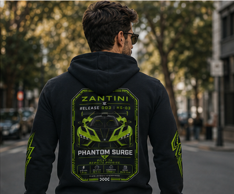 ZANTINI Phantom Surge Release 003 Performance Hoodie