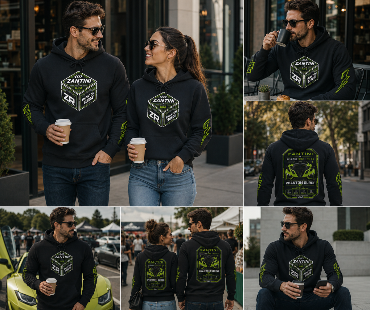 ZANTINI Phantom Surge Release 003 Performance Hoodie