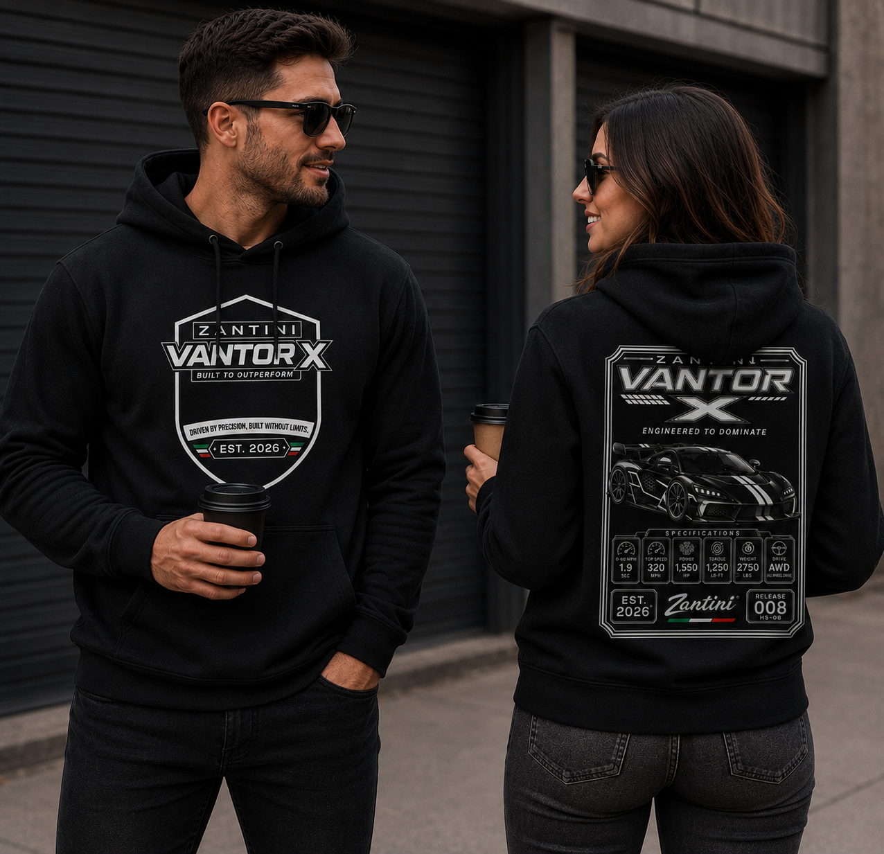ZANTINI VANTOR X Performance Racing Hoodie | Release 008 HS-08