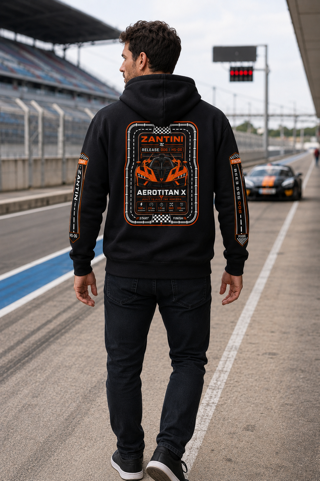 ZANTINI AEROTITAN X Release 006 Racing Hoodie