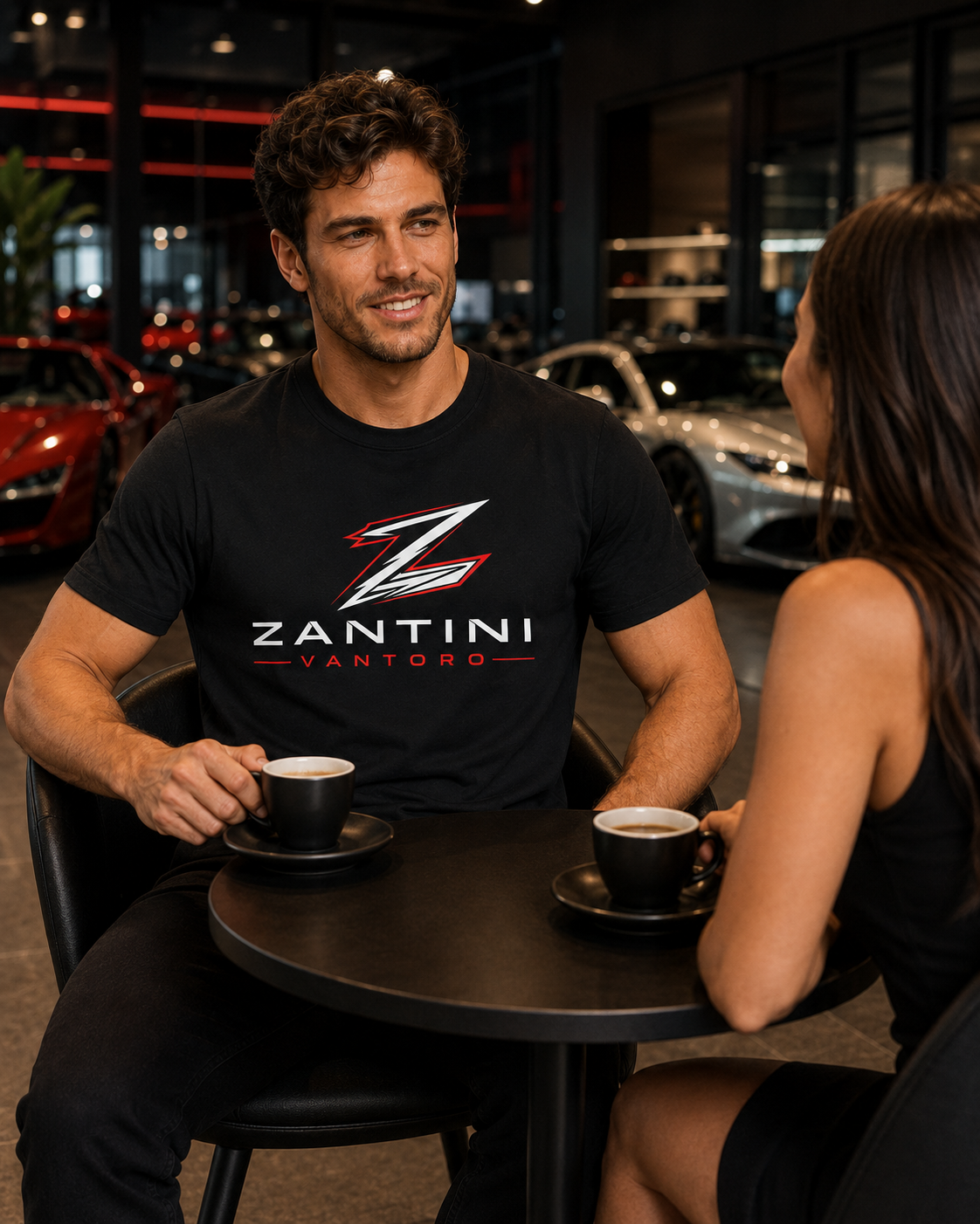 ZANTINI VANTORO TS-10 Double-Sided Graphic T-Shirt