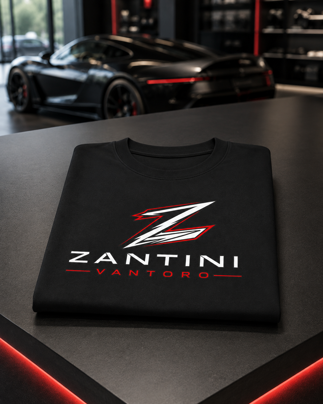 ZANTINI VANTORO TS-10 Double-Sided Graphic T-Shirt