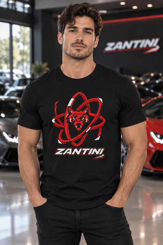 ZANTINI Wolf Orbit Performance Streetwear T-Shirt
