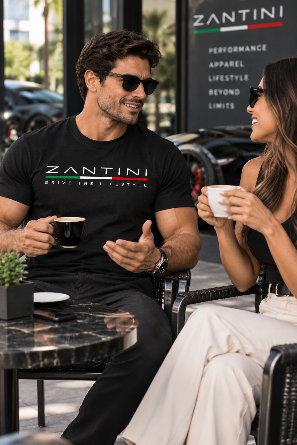 ZANTINI Drive the Lifestyle Performance T-Shirt