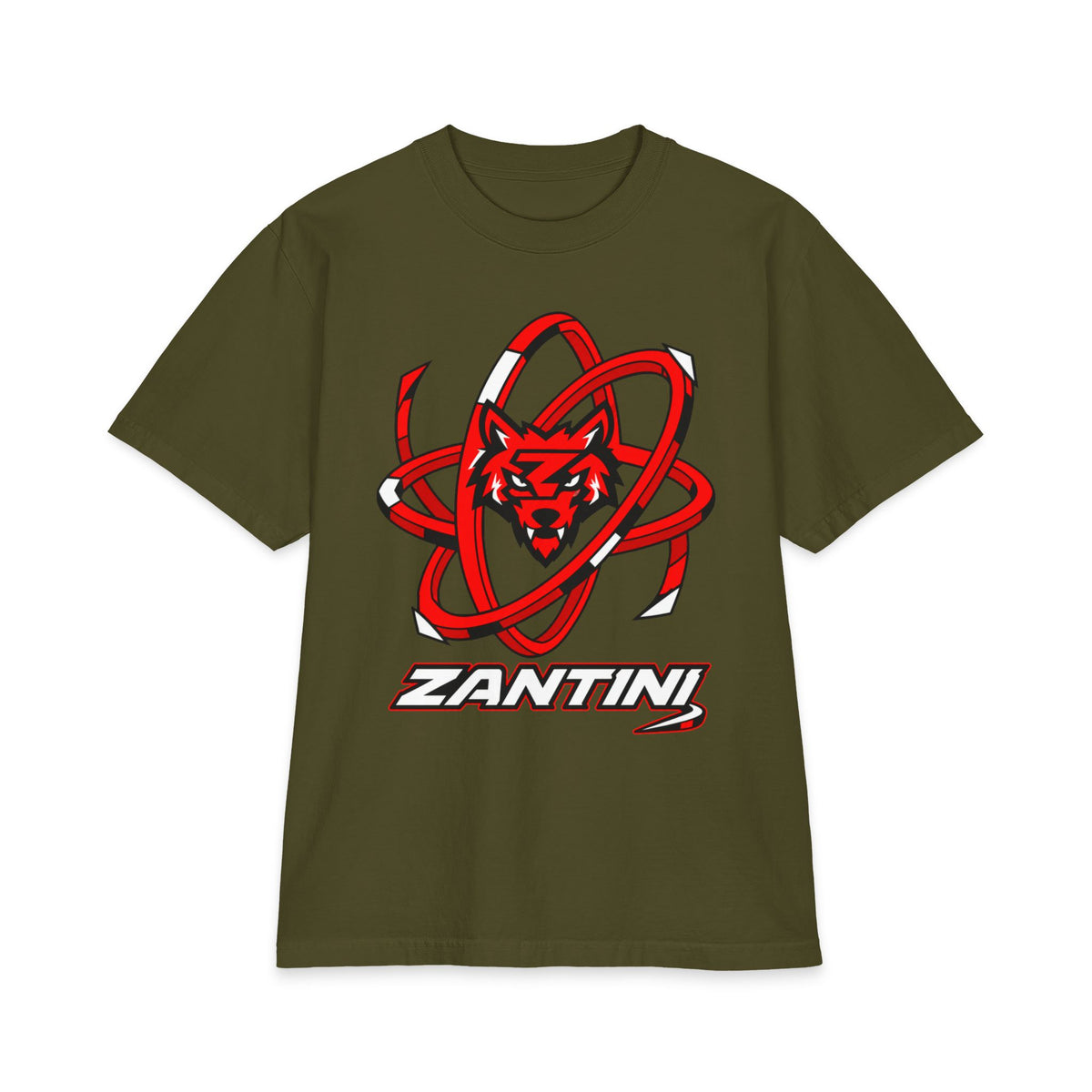 ZANTINI Wolf Orbit Performance Streetwear T-Shirt