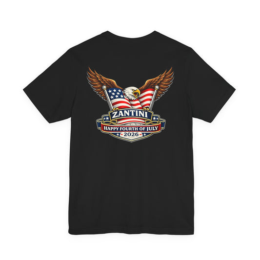 ZANTINI Happy Fourth of July 2026 Patriotic Eagle Shirt