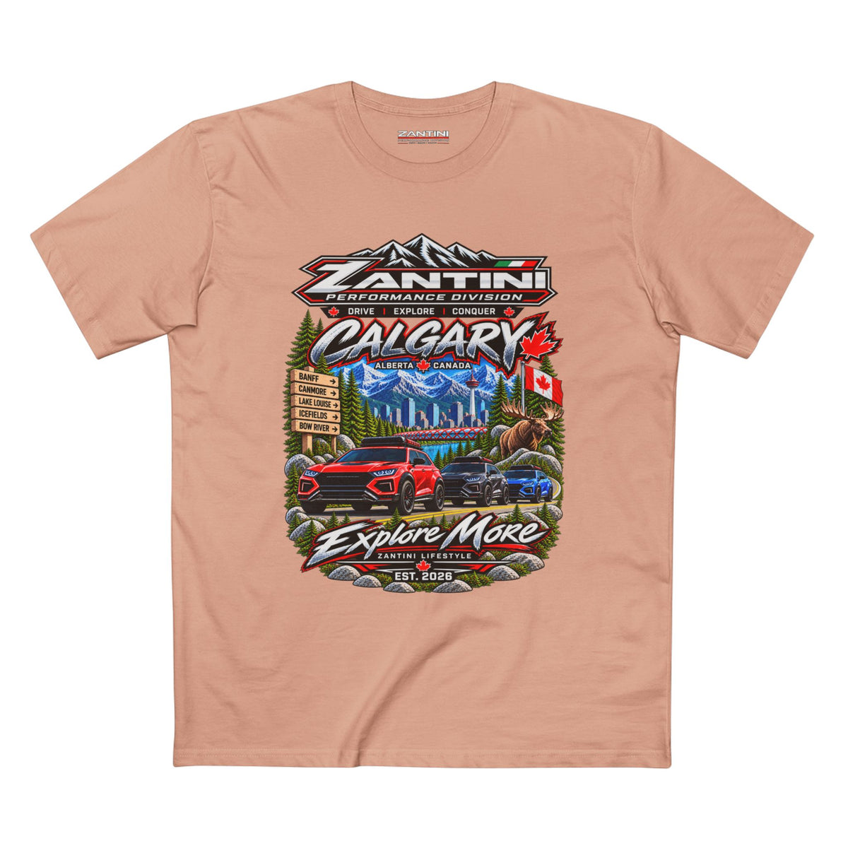 ZANTINI Calgary Alberta Explore More Premium T-Shirt