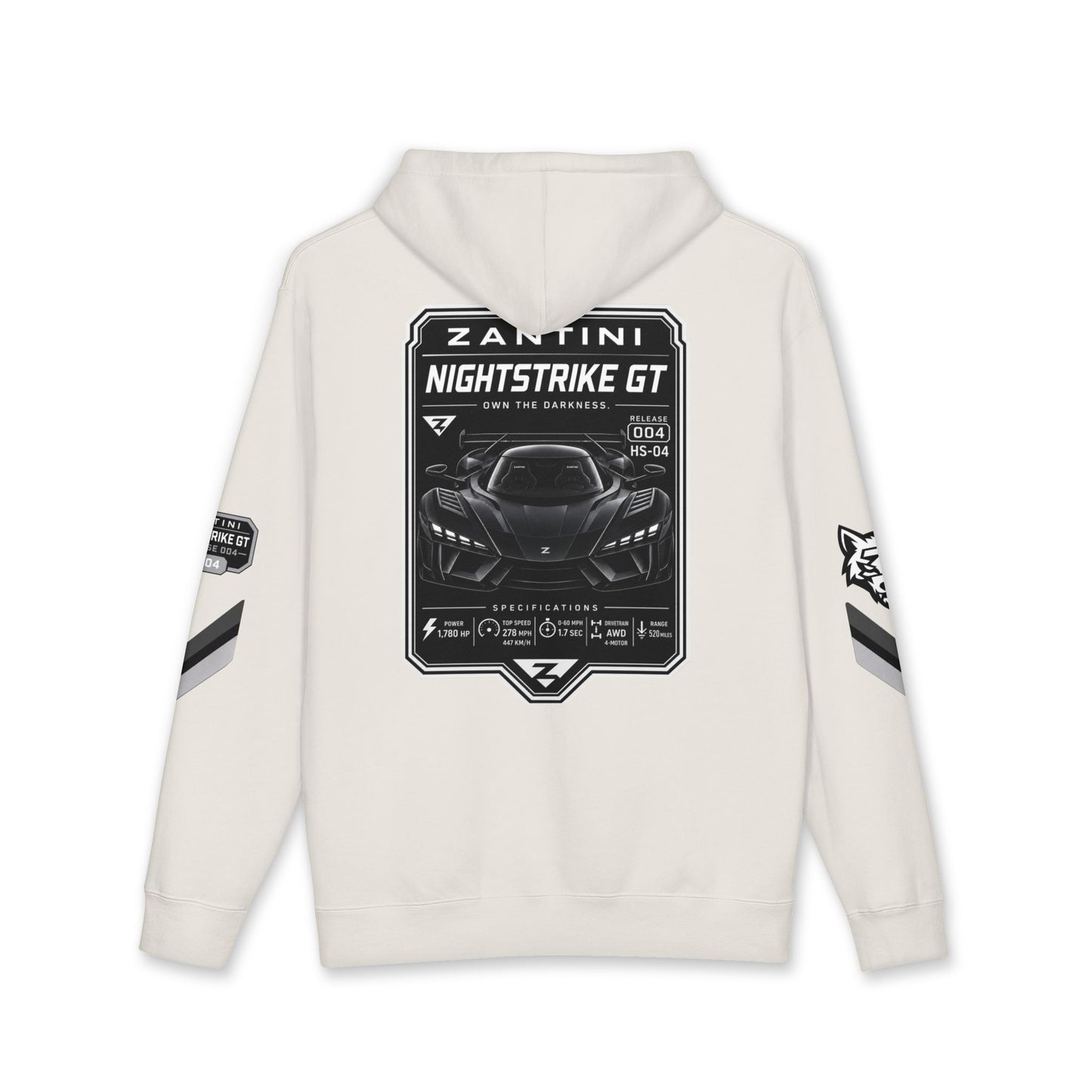 ZANTINI Nightstrike GT Performance Hoodie | Premium Automotive Streetwear