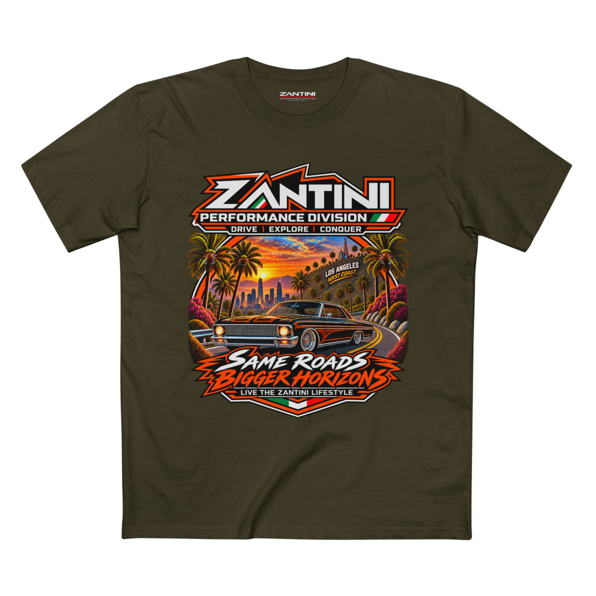 ZANTINI Los Angeles West Coast Lowrider Premium T-Shirt