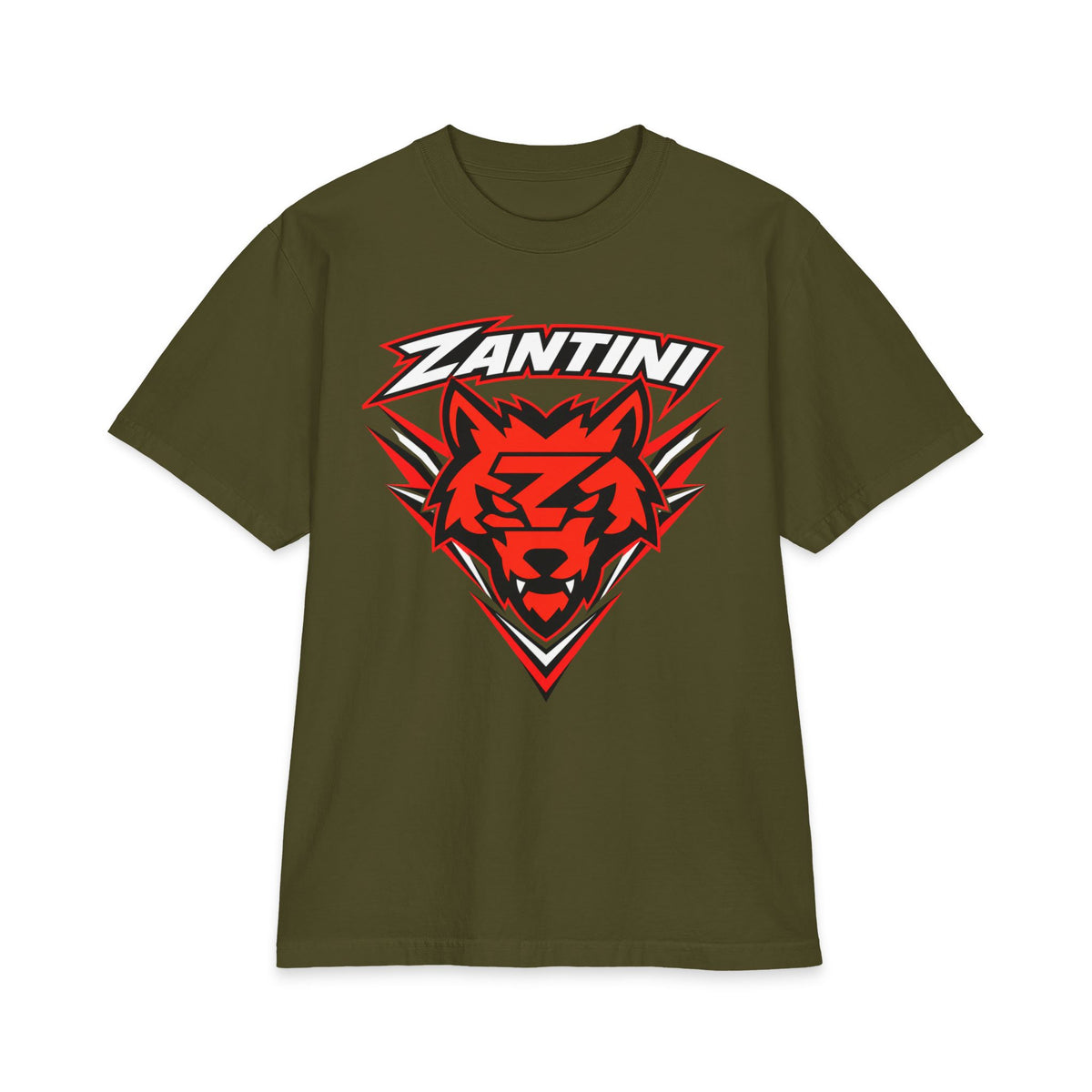 ZANTINI Wolf Graphic T-Shirt – Black
