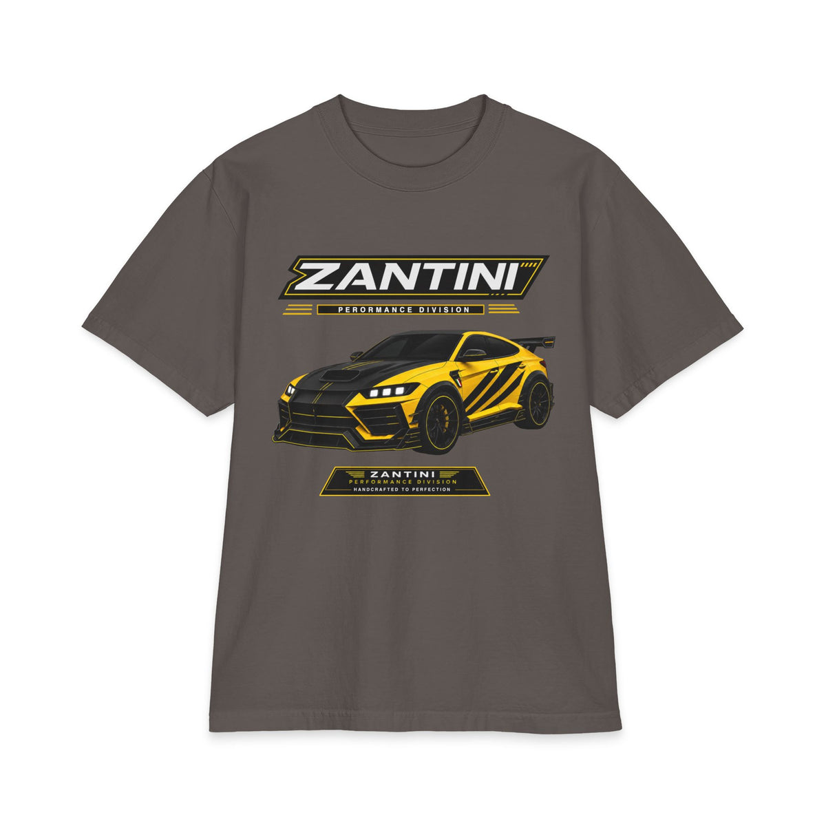 ZANTINI Performance Division Yellow & Black Performance T-Shirt