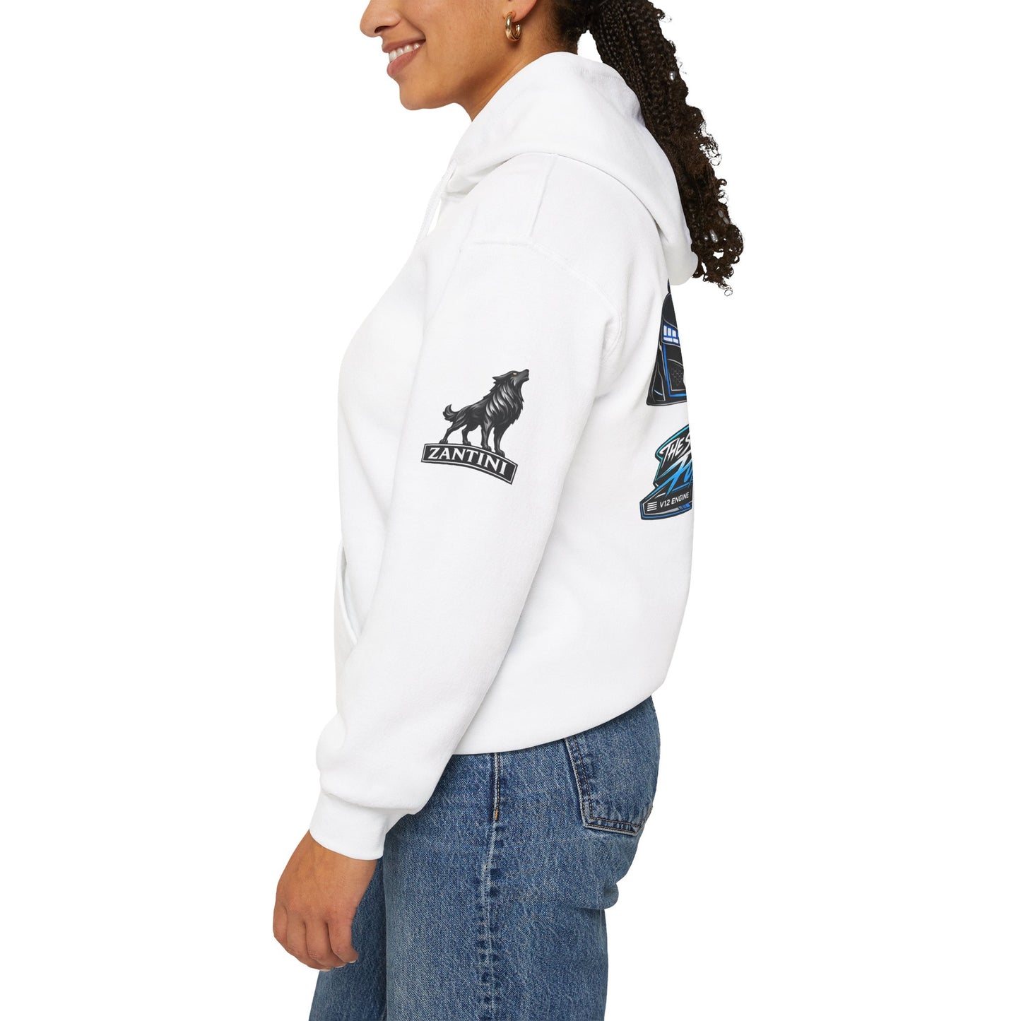 Zantini Nebula GT TS 08 Hoodie Hypercar Motorsport Streetwear The Sound of Pure Intimidation Racing Hoodie Car Enthusiast Apparel