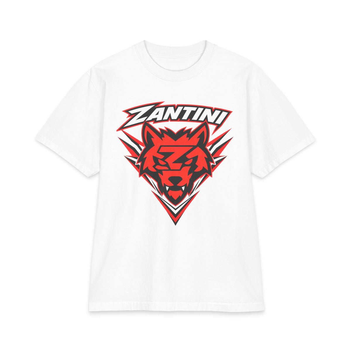 ZANTINI Wolf Graphic T-Shirt – Black