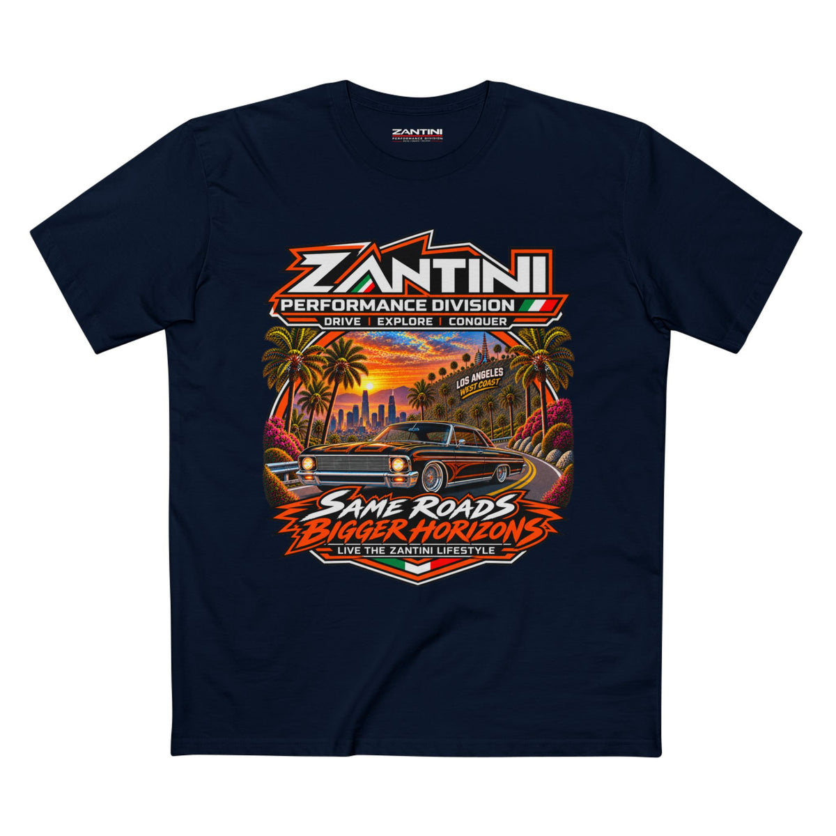 ZANTINI Los Angeles West Coast Lowrider Premium T-Shirt