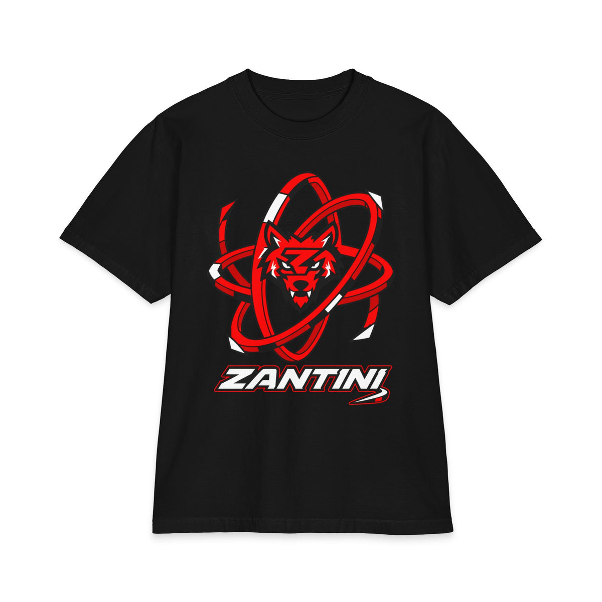 ZANTINI Wolf Orbit Performance Streetwear T-Shirt