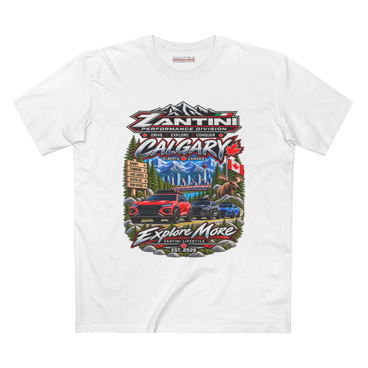 ZANTINI Calgary Alberta Explore More Premium T-Shirt