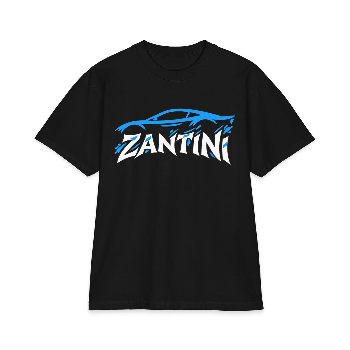 ZANTINI Drive the Lifestyle Automotive Graphic T-Shirt – Blue