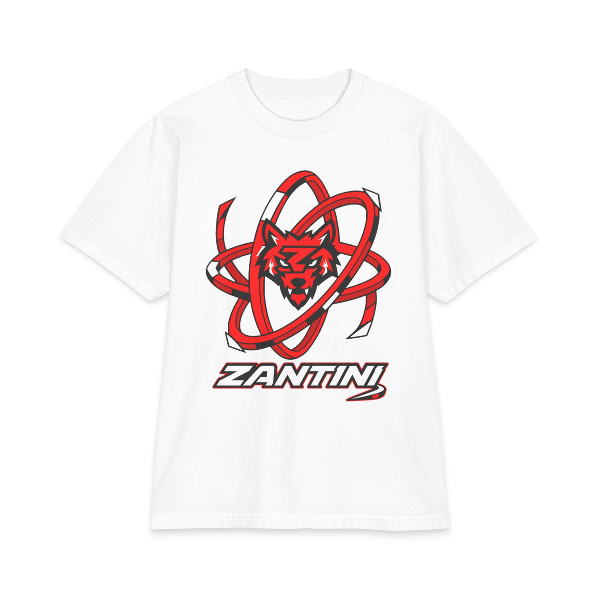 ZANTINI Wolf Orbit Performance Streetwear T-Shirt